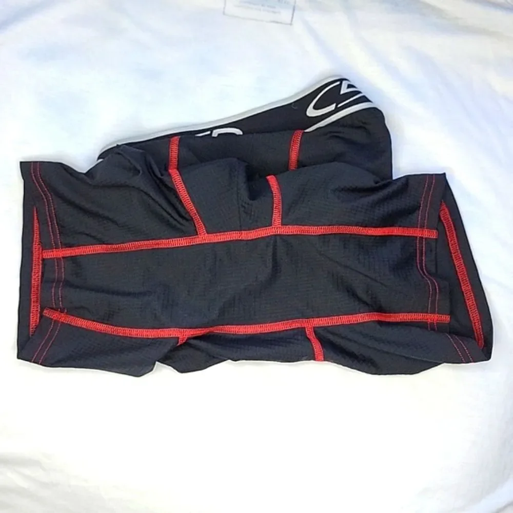 CHAMPION NWT Black Red Boxer Brief sz S Lightweight Breathable Moisture Wicking